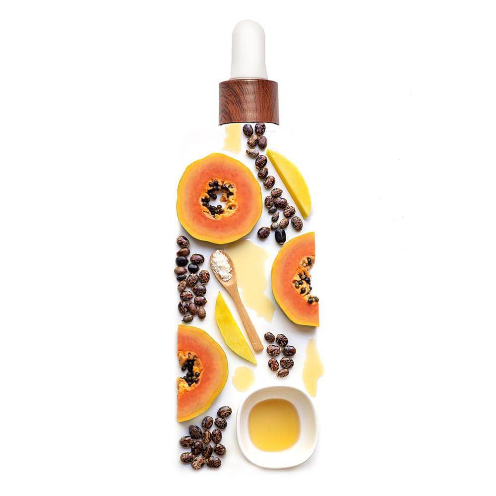 Haitian Black Castor Oil: Mango Papaya & Coconut (2oz)