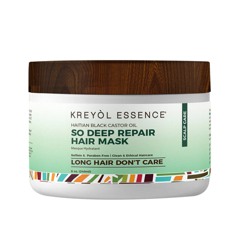 Haitian Black Castor Oil: So Deep Moisture Hair Mask (8oz)