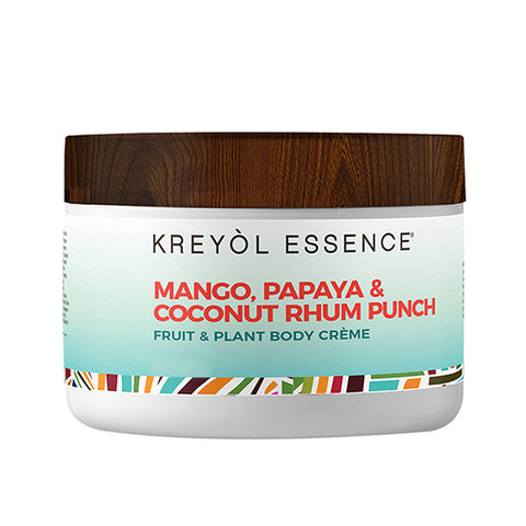Hand & Body Creme: Mango Papaya & Coconut Rhum Punch (8oz) Whipped Butter Cream