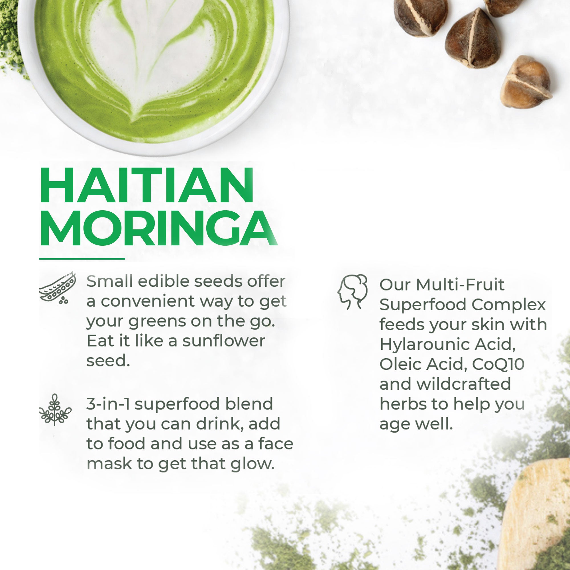 Haitian Moringa Oil: Nourishing Face & Body Oil (15ml) - Kreyol Essence
