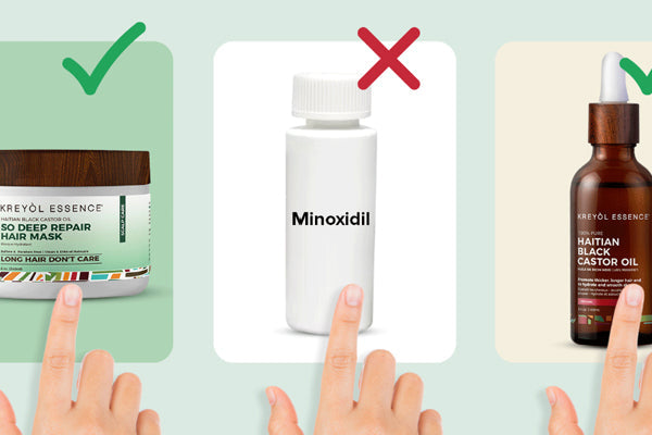 Minoxidil vs. Haitian Castor Oil: Natural Hair Growth Wins