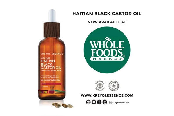 Haitian Black Castor Oil Now Available at Whole Foods Market