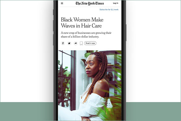 Newsletter: 4 black women making waves in #haircare
