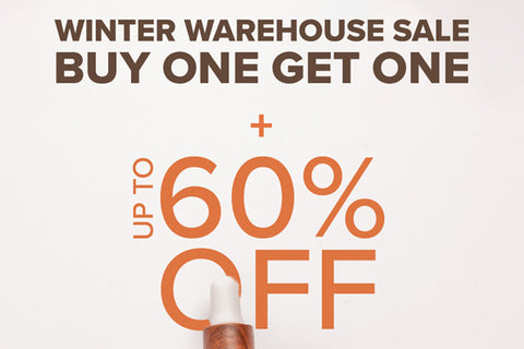 Newsletter: WINTER WAREHOUSE SALE 🤑 Up to 60% Off* Inside!