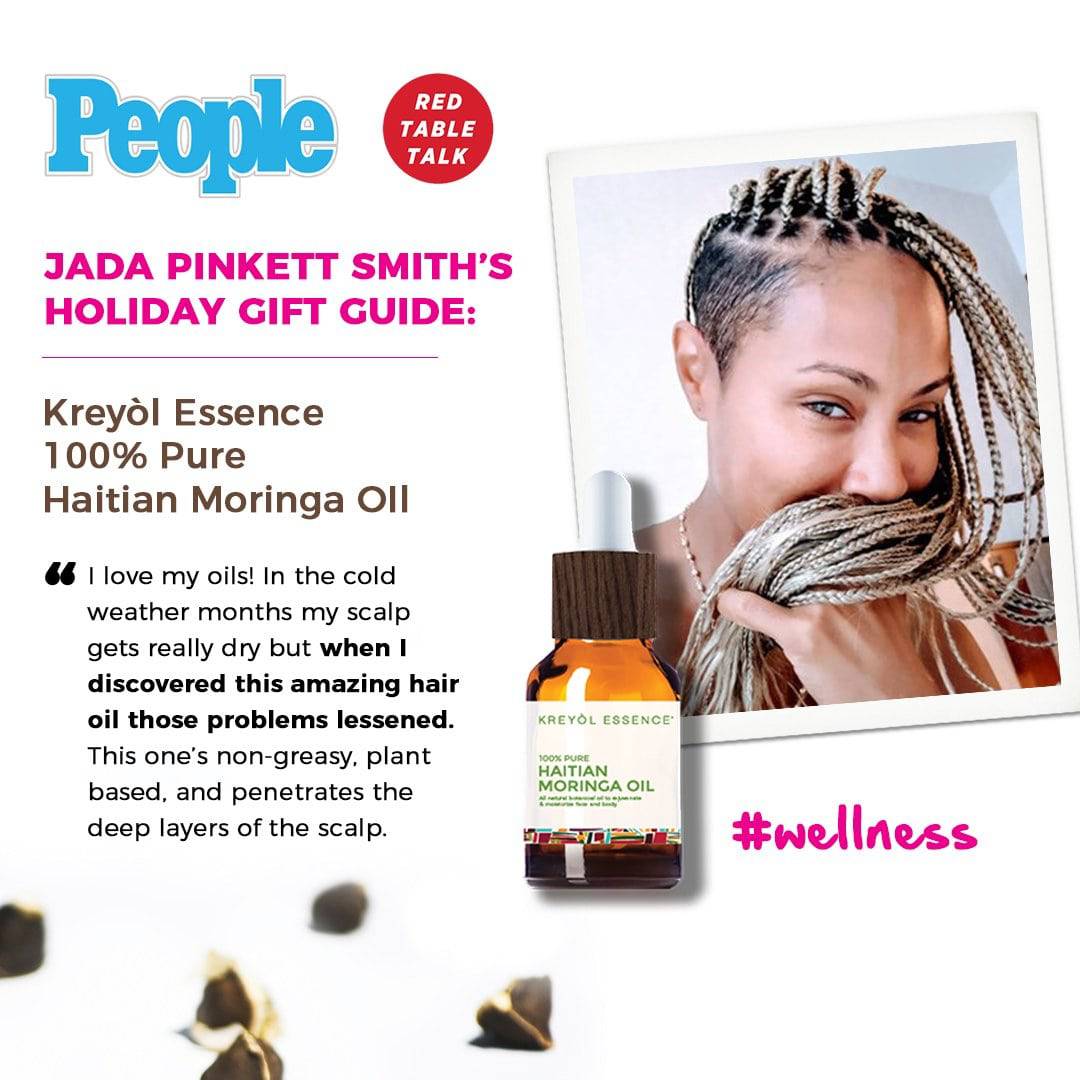 Haitian Moringa Oil: Get the Glow Face Oil (3.4oz)-Kreyòl Essence