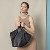 All Day Leather Tote (Black)