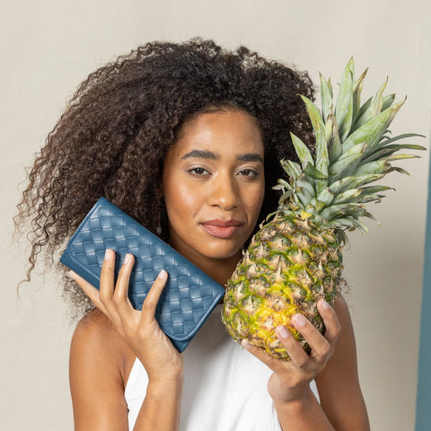 Trifold Wallet (Atlantic Blue) - Kreyol Essence