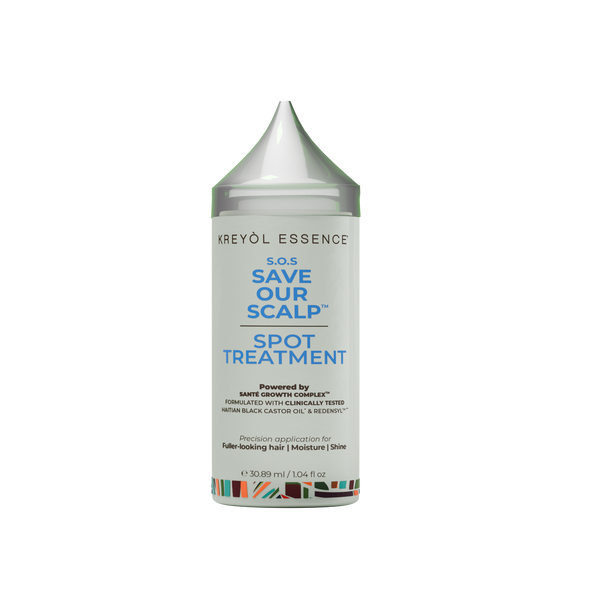 Kreyòl Essence Save Our Scalp "Don't Be Balding" hair treatment bottle, 30ml, for scalp care and hair thinning improvement
