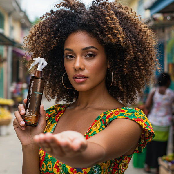 Kreyòl Essence LOCS Cleanse & Growth Kit in a value and gift set, featuring natural hair care products for healthy locs.