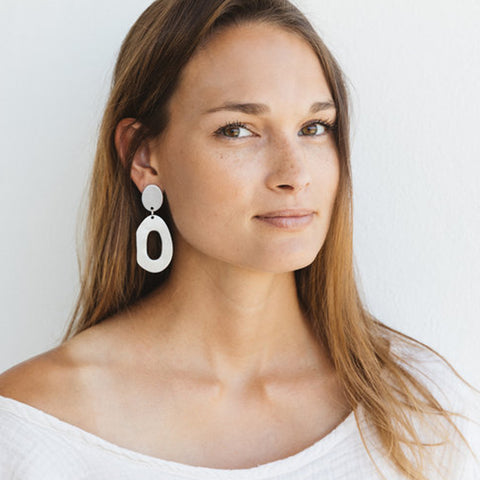 Alexa Aluminum Drop Earring - Kreyol Essence