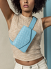 Woven Belt Bag (Sky Blue)