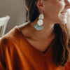 Bella Fringe Earrings: Pale Rose - Kreyol Essence
