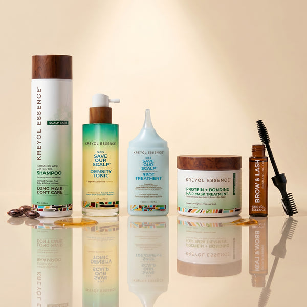 Kreyòl Essence GLP-1 Bundle gift set with natural skincare products and herbal ingredients for wellness.