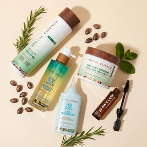 Kreyòl Essence GLP-1 Bundle gift set with natural skincare products displayed in a gift box.