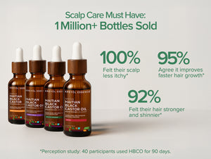 Kreyòl Essence Save My Hairline Growth Treatment Duo in a gift set, featuring two bottles of hair growth formula against a white background.