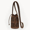 Mini Essential Bucket Bag (Dark Brown) - Kreyol Essence