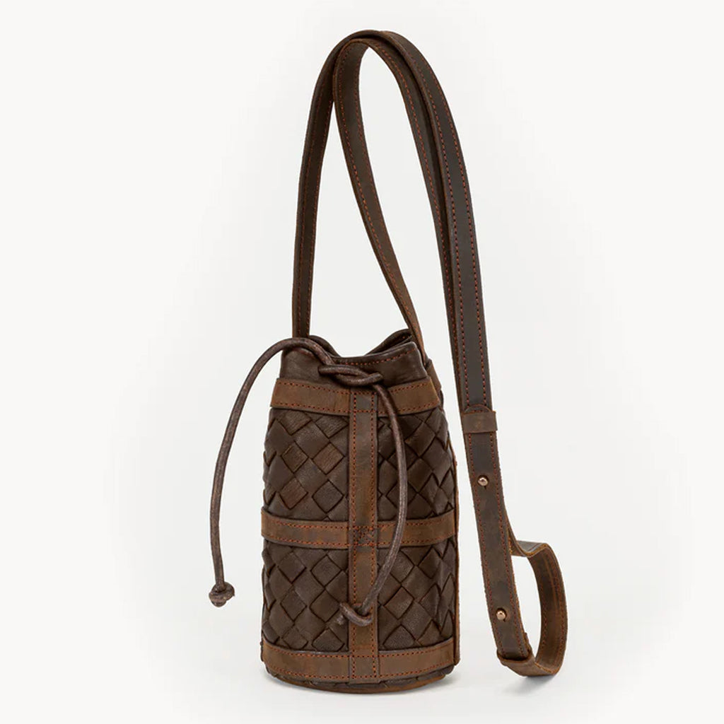 Mini Essential Bucket Bag (Dark Brown)
