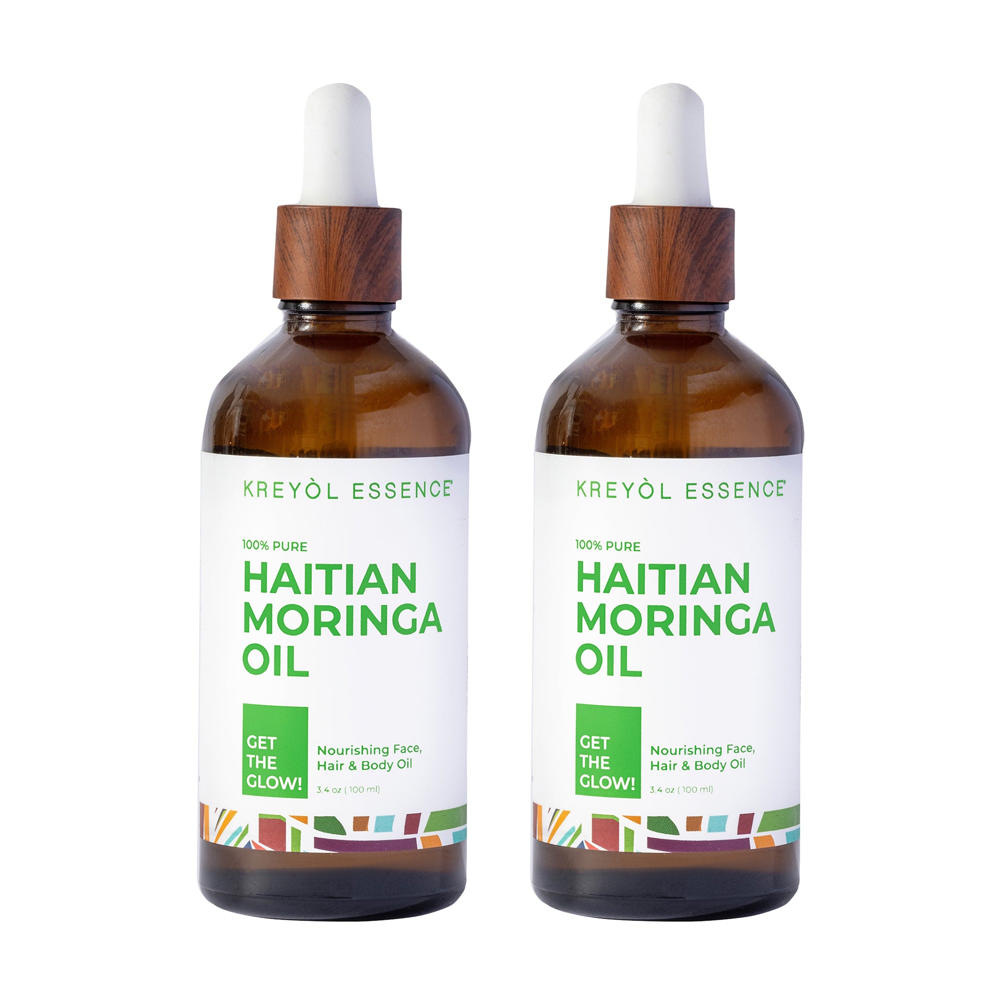 Buy Haitian Moringa Oil: Nourishing Face & Body Oil (3.4oz), get one FREE - Kreyol Essence