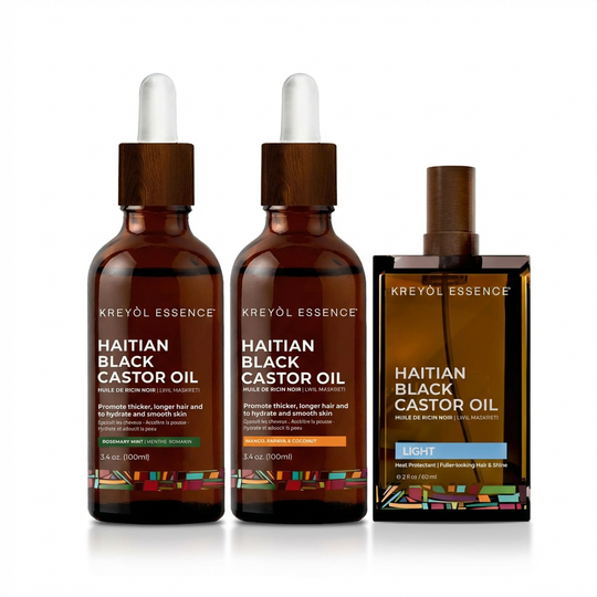 Best Seller: Haitian Black Castor Oil Trio