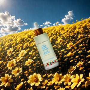 Kreyòl Essence Lori's Thicker & Fuller Hair Duo with SOS Reduce Shed & Repair Hair Serum in 2oz bottles, natural hair care set