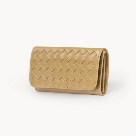 XL Trifold Wallet (Butter Creme) - Kreyol Essence