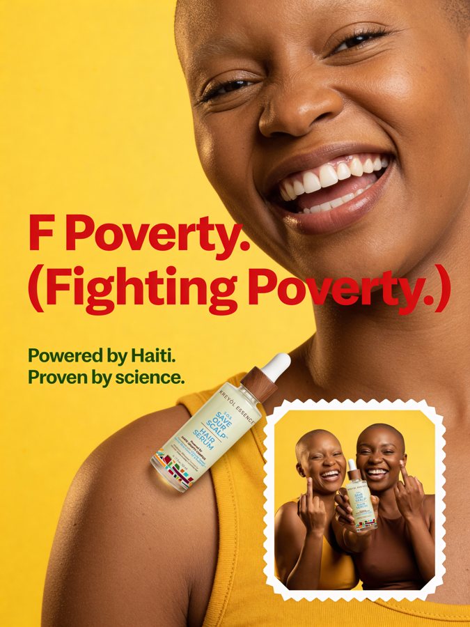 F Poverty campaign: fighting poverty, powered by Haiti
