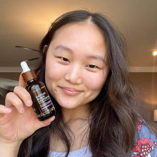 Haitian Black Castor Oil - Lavender and Hibiscus