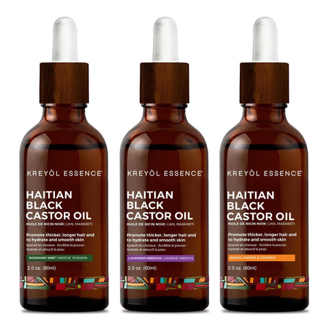 Best Seller: Haitian Black Castor Oil Trio