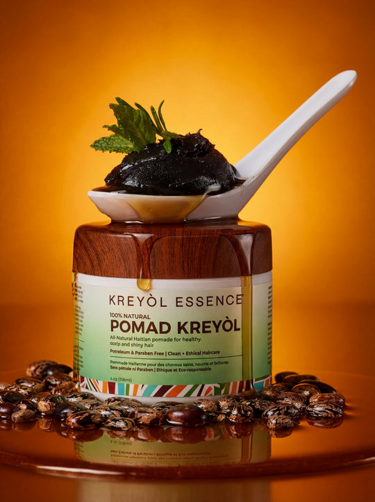 Pomad Kreyòl: Natural Scalp Balm Treatment (4oz)