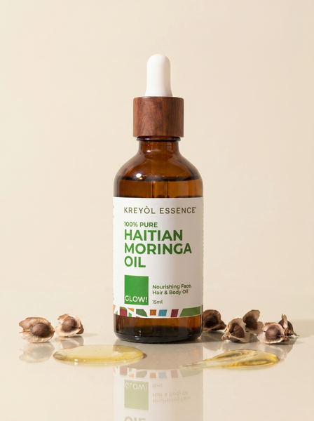 Haitian Moringa Oil: Nourishing Face & Body Oil (15ml)