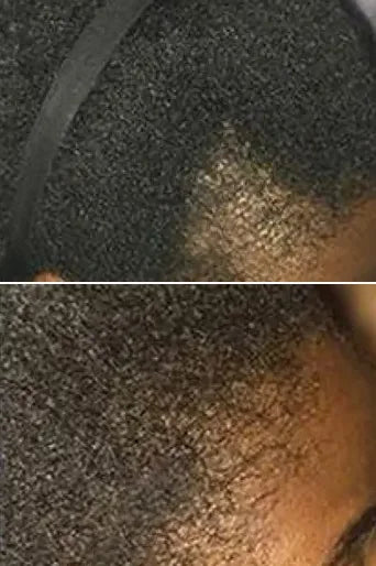 Before and after: edges filled in
