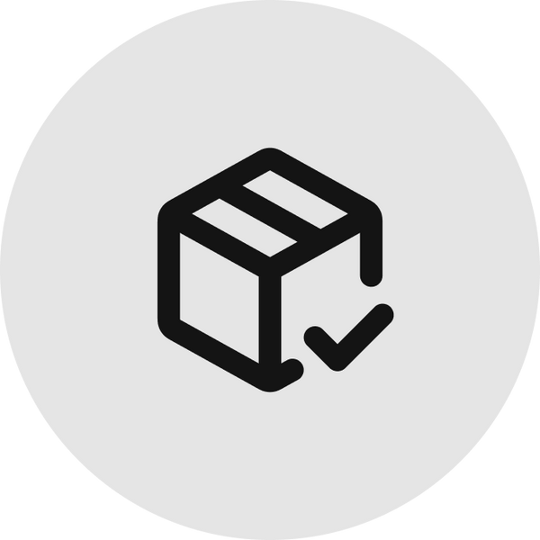 Re:do package protection icon indicating free returns and secure packaging for customer satisfaction.