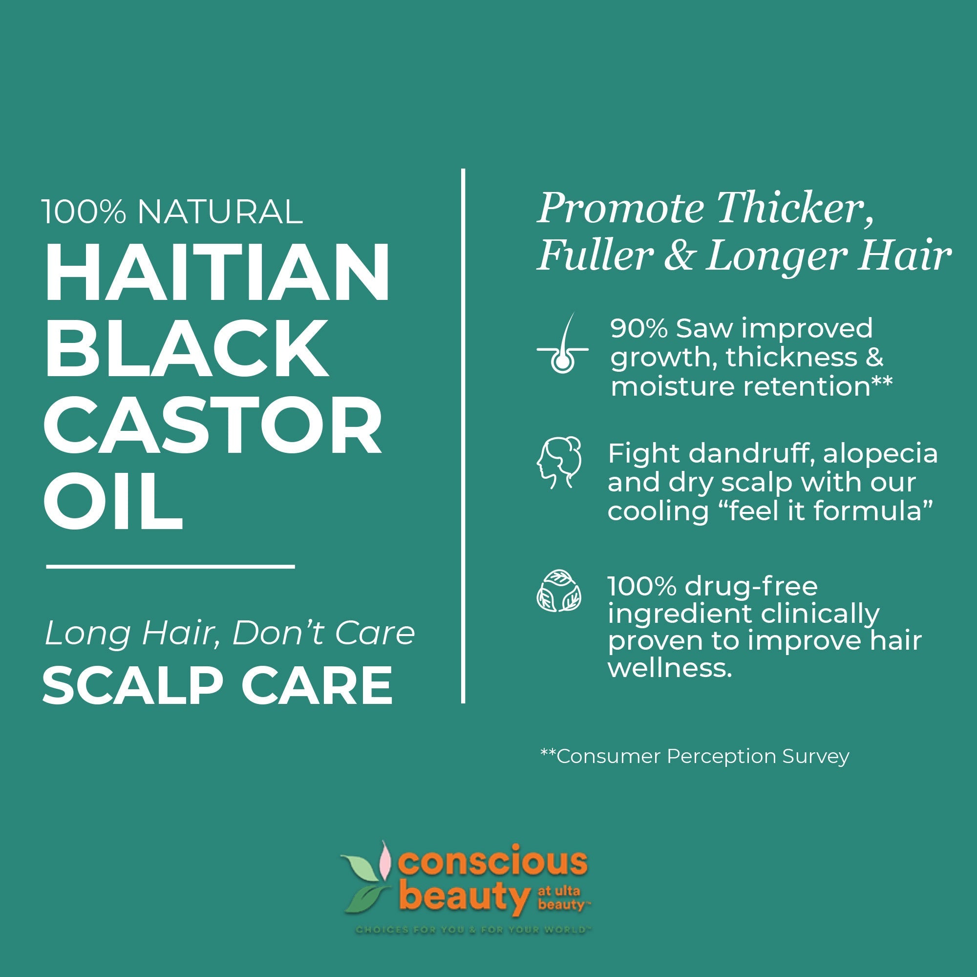 Buy Haitian Black Castor Oil Scalp Care Shampoo (8oz), get one FREE - Kreyol Essence